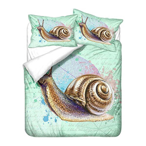 Housse de couette Escargot style 140x200 cm