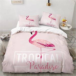 Housse de couette Flamant rose 220x240 cm