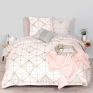 Housse de couette Flamant rose rose 220x240 cm