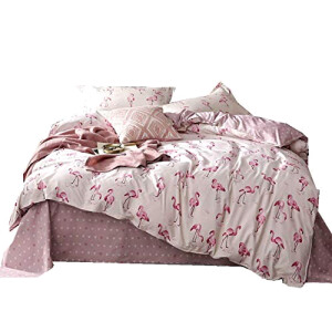 Housse de couette Flamant rose 220x240 cm