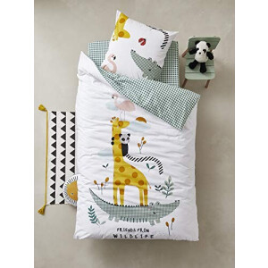 Housse de couette Girafe multicolore 140x200 cm