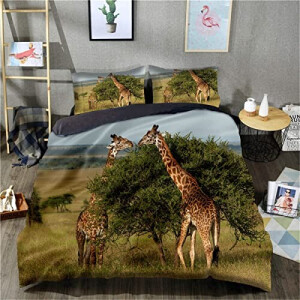 Housse de couette Girafe hui 135x200 cm 200x200 cm 220x240 cm