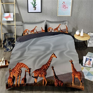 Housse de couette Girafe hui 135x200 cm 200x200 cm 220x240 cm