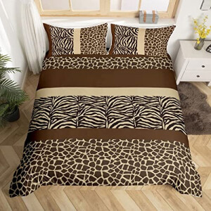 Housse de couette Girafe multicolore 140x200 cm 200x200 cm 220x240 cm 240x260 cm