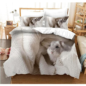 Housse de couette Hamster 200x200 cm