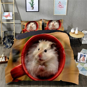 Housse de couette Hamster hui 135x200 cm 200x200 cm 220x240 cm