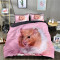 Housse de couette Hamster hui 135x200 cm 200x200 cm 220x240 cm - miniature