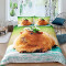 Housse de couette Hamster multicolore 140x200 cm 200x200 cm 220x240 cm - miniature