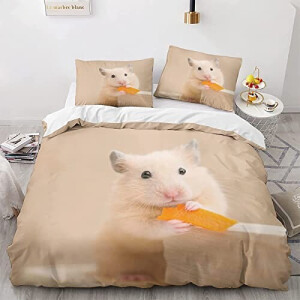 Housse de couette Hamster mignon 140x200 cm