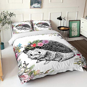 Housse de couette Hérisson simplicité 140x200 cm