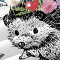 Housse de couette Hérisson simplicité 140x200 cm - miniature variant 1