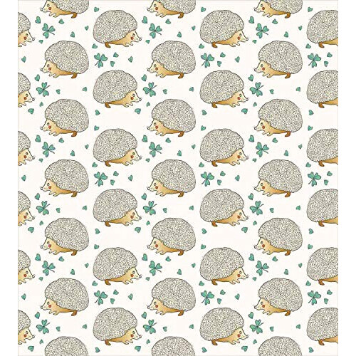Housse de couette Hérisson multicolore vert sauge 130x200 cm variant 0 