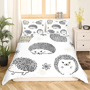 Housse de couette Hérisson multicolore 140x200 cm 200x200 cm 220x240 cm 240x260 cm