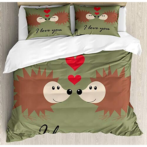 Housse de couette Hérisson multicolore