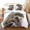 Housse de couette Hérisson multicouleur 240x260 cm - miniature