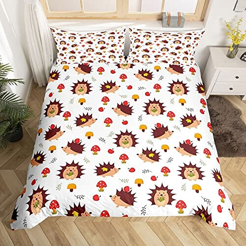 Housse de couette Hérisson multicolore 140x200 cm 200x200 cm 220x240 cm 240x260 cm variant 1 