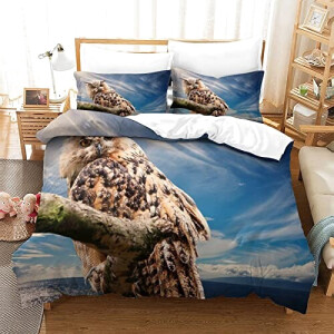Housse de couette Hibou style- 135x200 cm