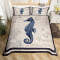 Housse de couette Hippocampe multicolore 140x200 cm 200x200 cm 220x240 cm - miniature