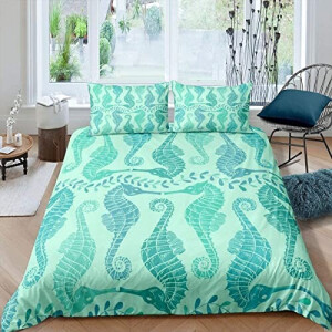 Housse de couette Hippocampe 140x200 cm