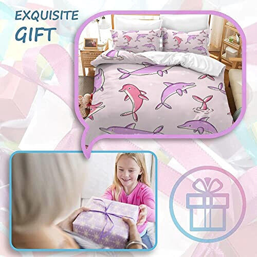 Housse de couette Hippocampe 140x200 cm variant 6 