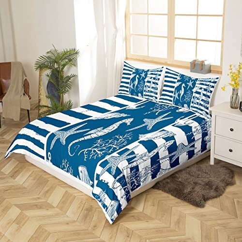 Housse de couette Hippocampe multicolore 140x200 cm 200x200 cm 220x240 cm variant 0 