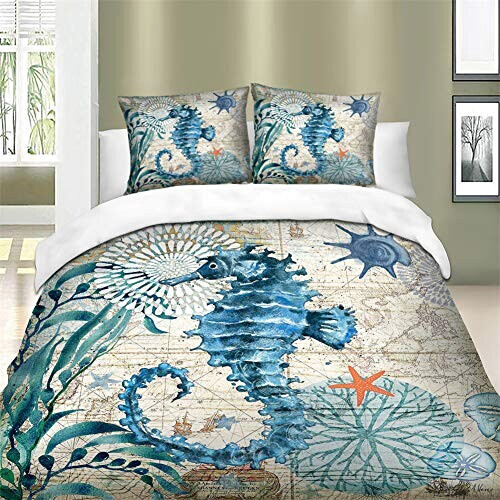 Housse de couette Hippocampe variant 2 