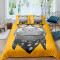 Housse de couette Hippopotame multicolore 140x200 cm 200x200 cm 220x240 cm - miniature