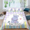 Housse de couette Hippopotame couleur 140x200 cm - miniature variant 1