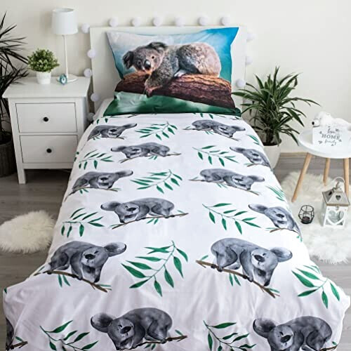 Housse de couette Koala couleuré 140x200 cm variant 1 