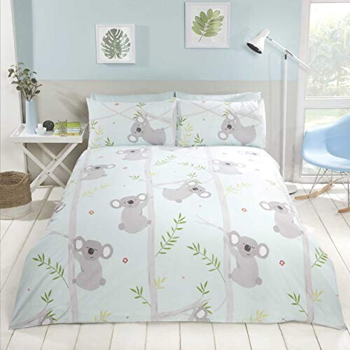 Housse de couette Koala multicolore 135x200 cm