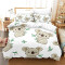 Housse de couette Koala blanc 140x200 cm - miniature