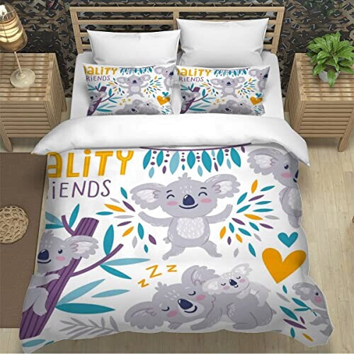 Housse de couette Koala couleur 140x200 cm 200x200 cm 220x240 cm 240x260 cm variant 0 