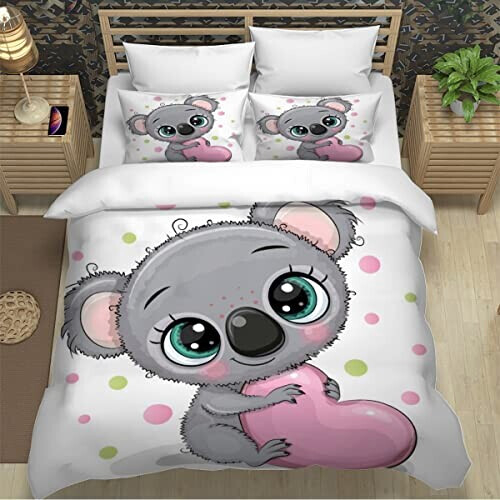 Housse de couette Koala couleur 140x200 cm variant 0 