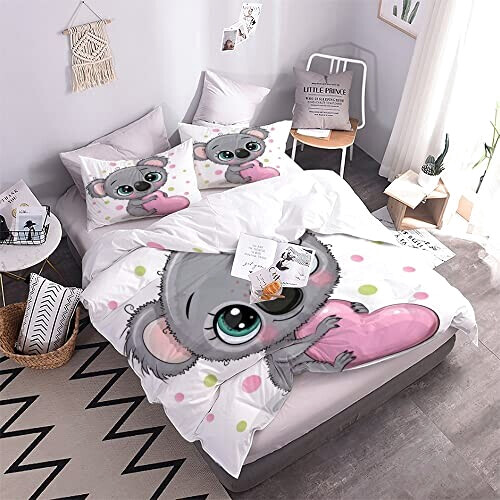 Housse de couette Koala couleur 140x200 cm variant 2 