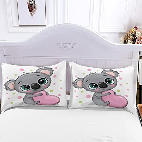 Housse de couette Koala couleur 140x200 cm variant 3 