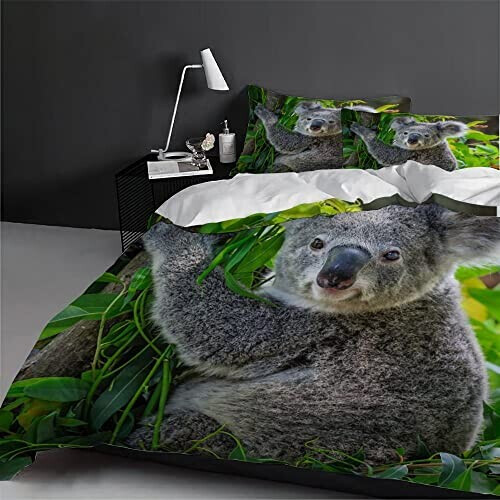 Housse de couette Koala couleur 200x200 cm variant 1 