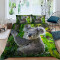 Housse de couette Koala couleur 200x200 cm - miniature variant 1