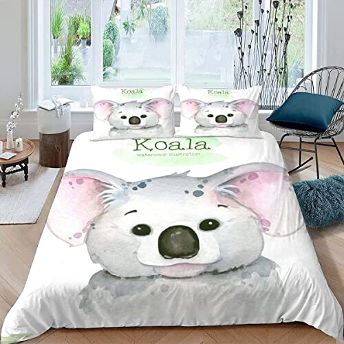 Housse de couette Koala couleur 140x200 cm variant 0 