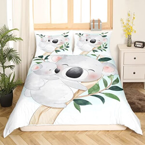 Housse de couette Koala multicolore 140x200 cm 200x200 cm 220x240 cm