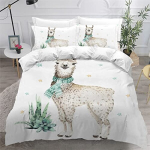 Housse de couette Lama couleur 220x240 cm