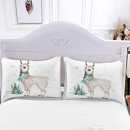 Housse de couette Lama couleur 220x240 cm variant 2 