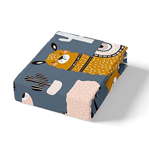 Housse de couette Lama multicolore 140x200 cm 200x200 cm 220x240 cm 240x260 cm variant 3 