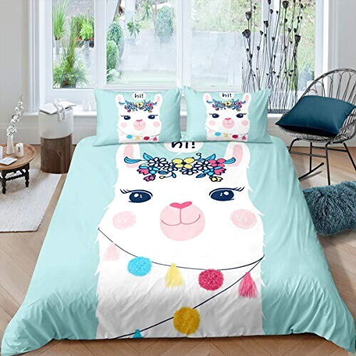 Housse de couette Lama multi 130x200 cm 135x200 cm 200x200 cm 220x240 cm