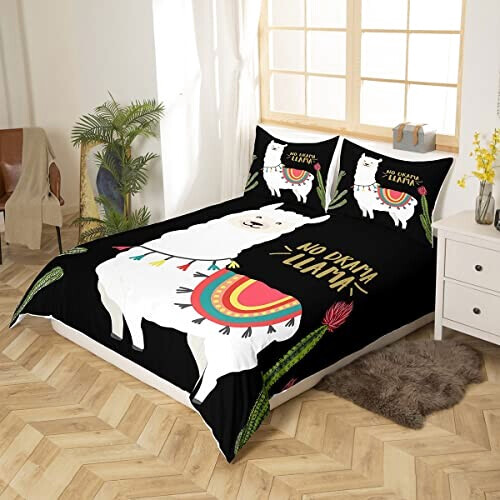 Housse de couette Lama multicolore 140x200 cm 200x200 cm 220x240 cm 240x260 cm variant 0 
