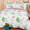 Housse de couette Lama multicolore 200x200 cm - miniature