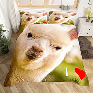 Housse de couette Lama multicolore 140x200 cm 200x200 cm 220x240 cm 240x260 cm