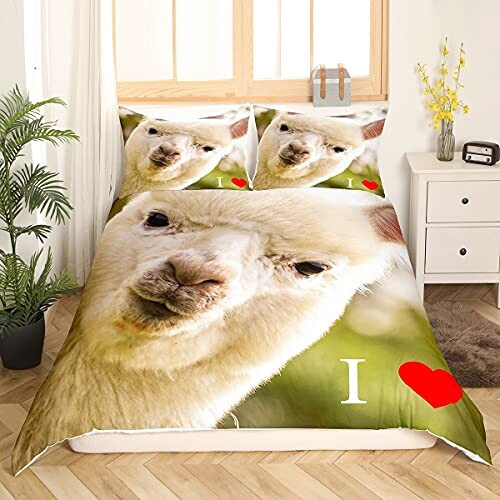 Housse de couette Lama multicolore 140x200 cm 200x200 cm 220x240 cm 240x260 cm variant 1 