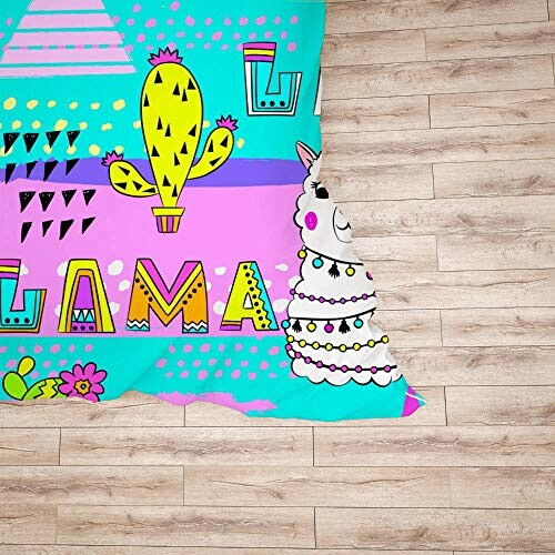 Housse de couette Lama multicolore variant 3 