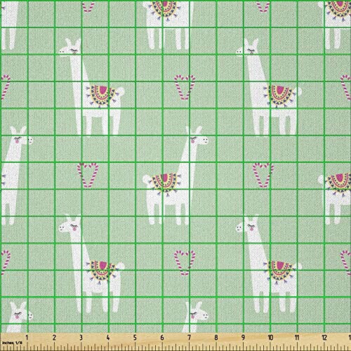 Housse de couette Lama vert clair blanc variant 0 
