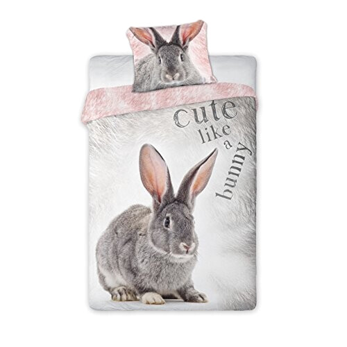 Housse de couette Lapin multicolore 140x200 cm